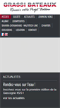 Mobile Screenshot of grassibateaux.com