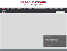 Tablet Screenshot of grassibateaux.com